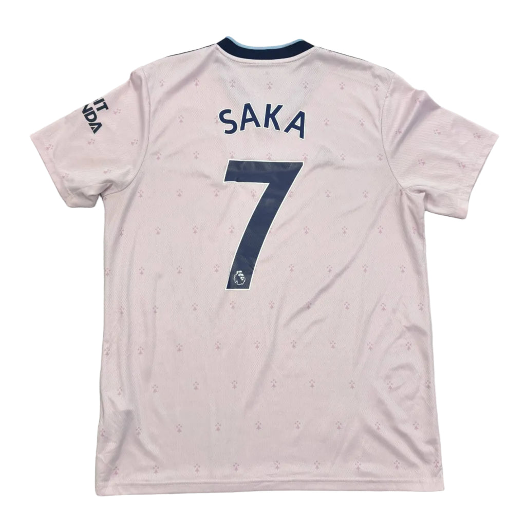 Arsenal 2022-23 Saka Third Kit Adidas (L) Excellent