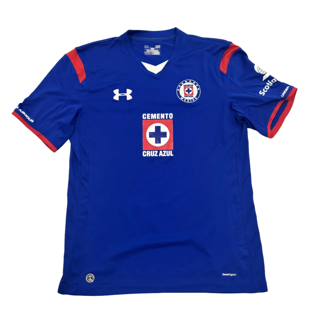 Cruz Azul 2014-15 Blank Home Kit Under Armour (L) Very Good