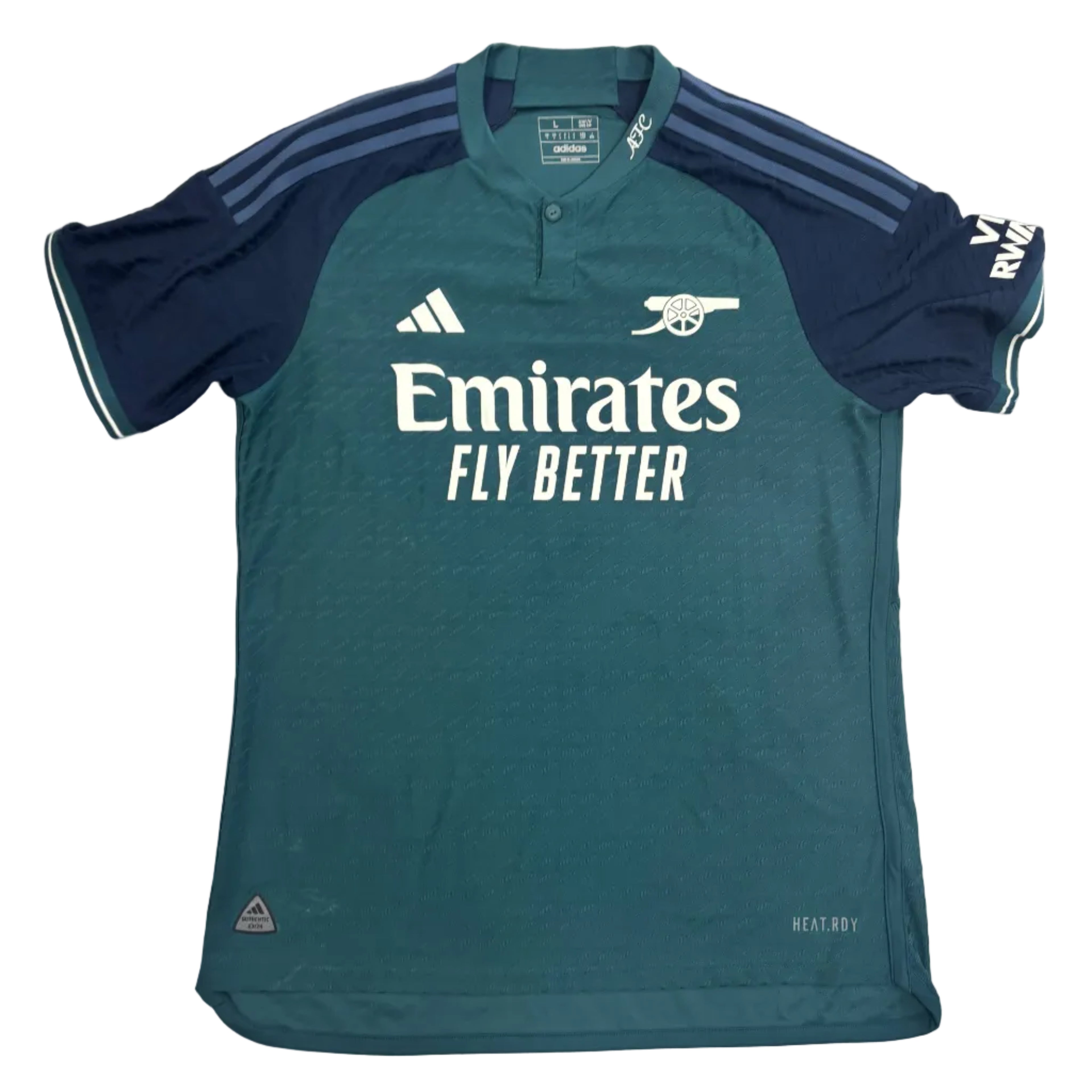 Arsenal 2023-24 Martinelli Third Kit Adidas (L) Excellent Authentic Version