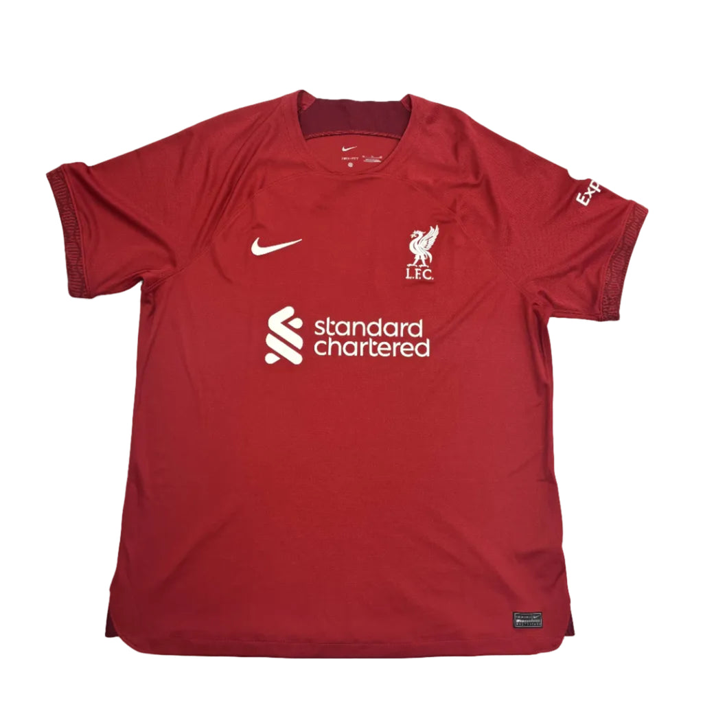 Liverpool 2022-23 Salah Home Kit Nike (XL) Very Good